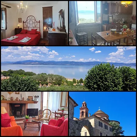 Сasa de vacaciones L'incanto Del Trasimeno Con Giardino Vista Nel Cuore Di Castiglione